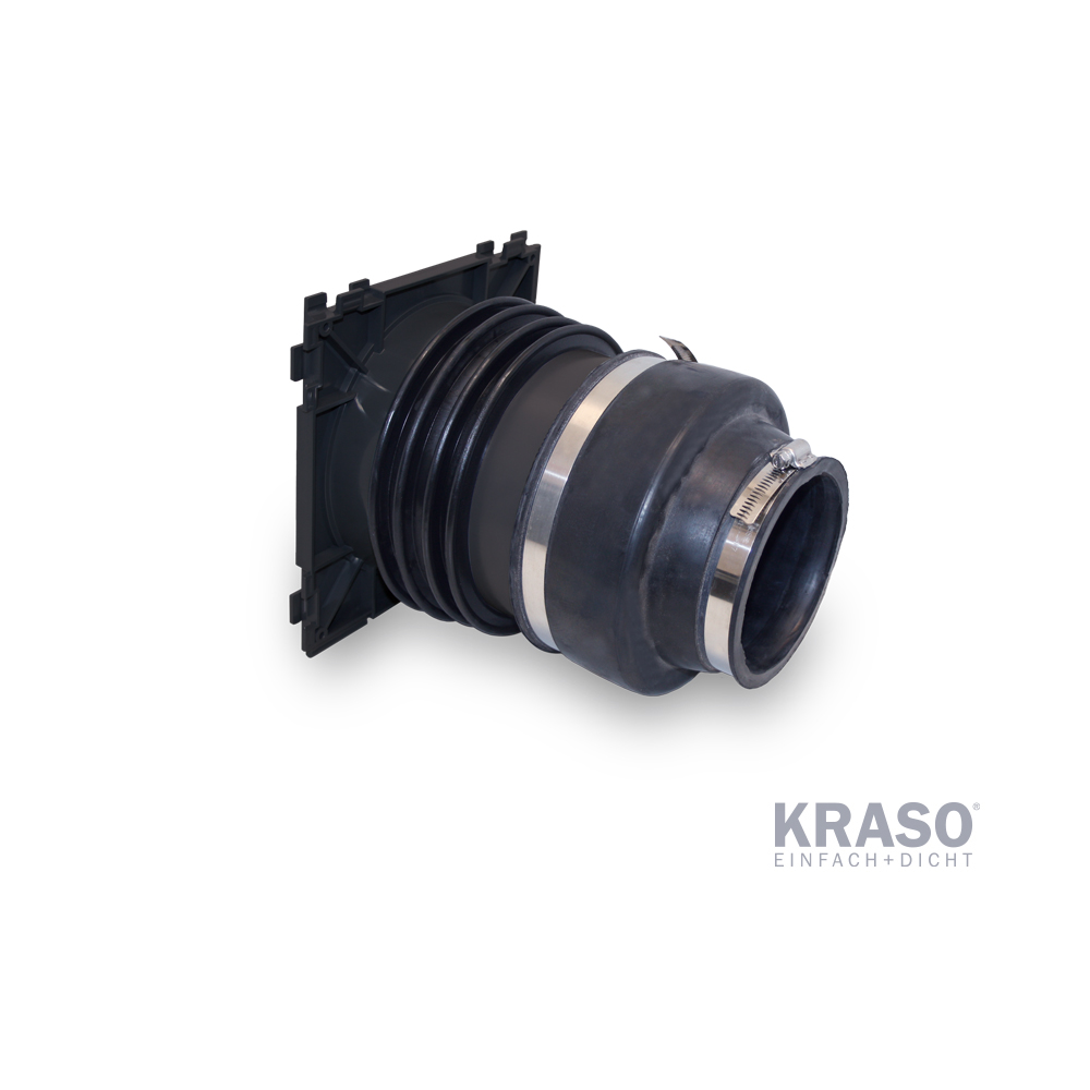 KRASO Cable Penetration KDS  150 single floor penetration with hose connection