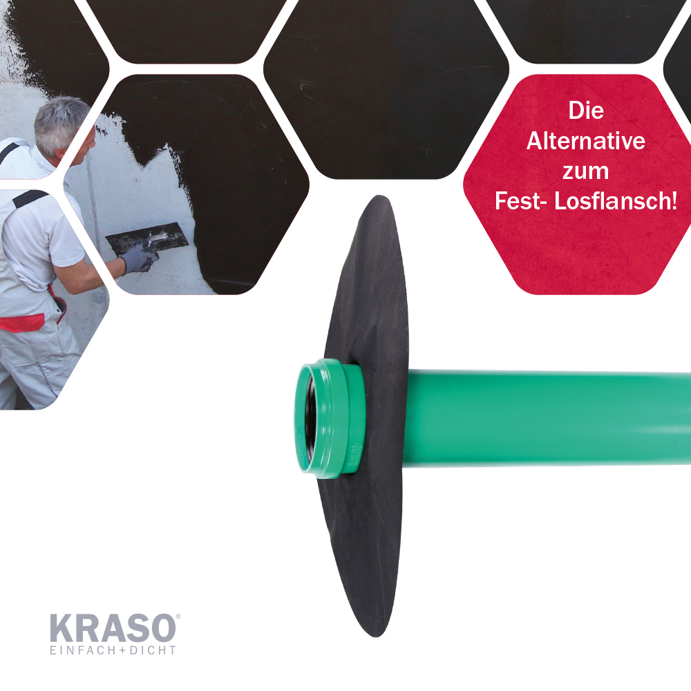 KRASO Flanschrohr für KG 2000