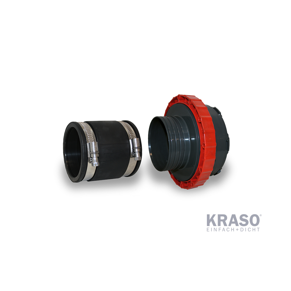 KRASO Systemdeckel KDS 150 mit Schlauchadapter