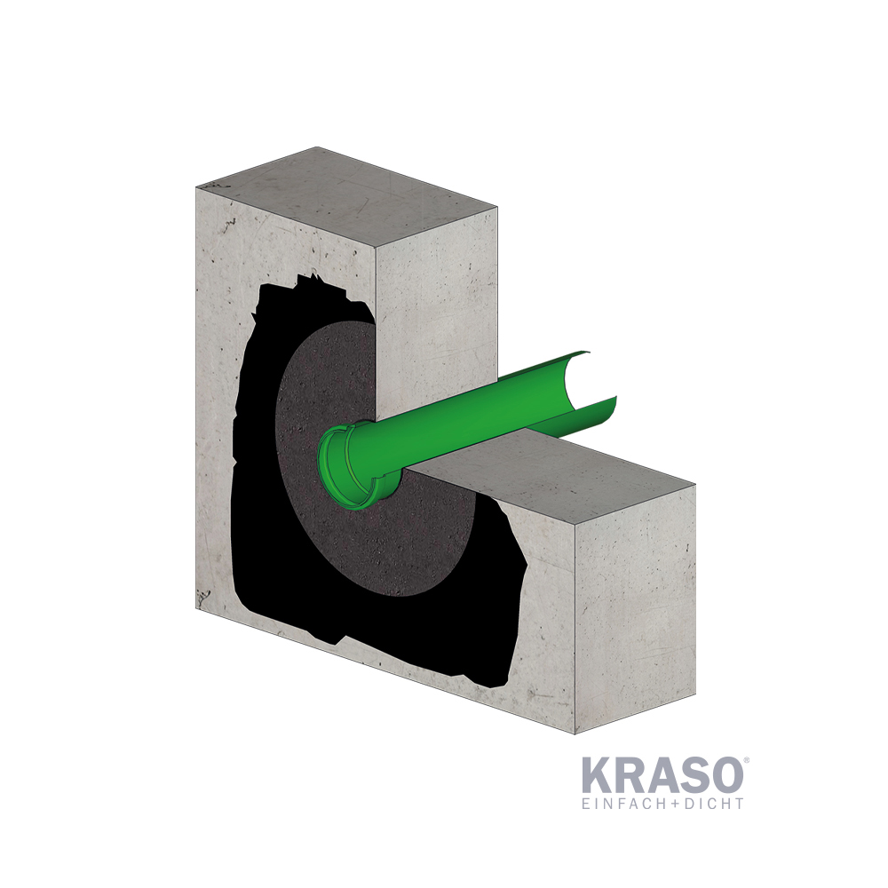 KRASO Flanschrohr für KG 2000